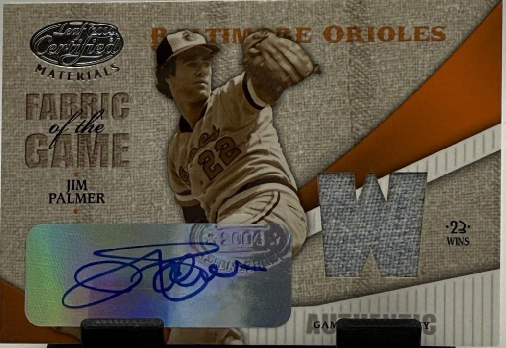 Jim Palmer [Reward Autograph] #FG-57