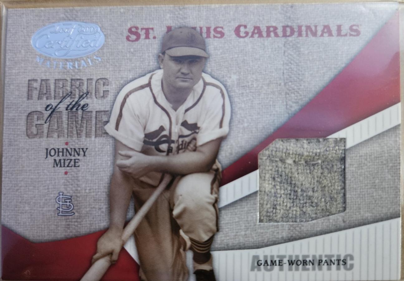 Johnny Mize #FG-62