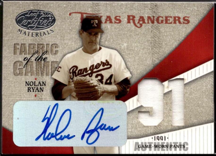 Nolan Ryan [Autograph] #FG-86