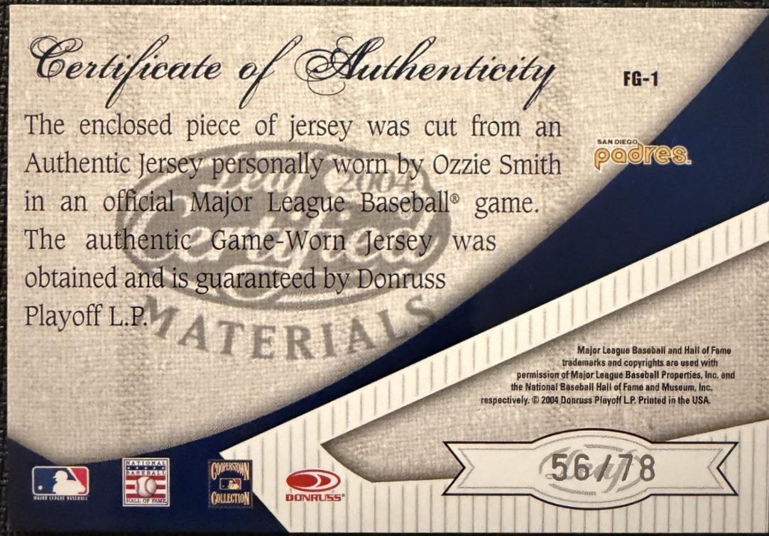 Ozzie Smith #FG-1