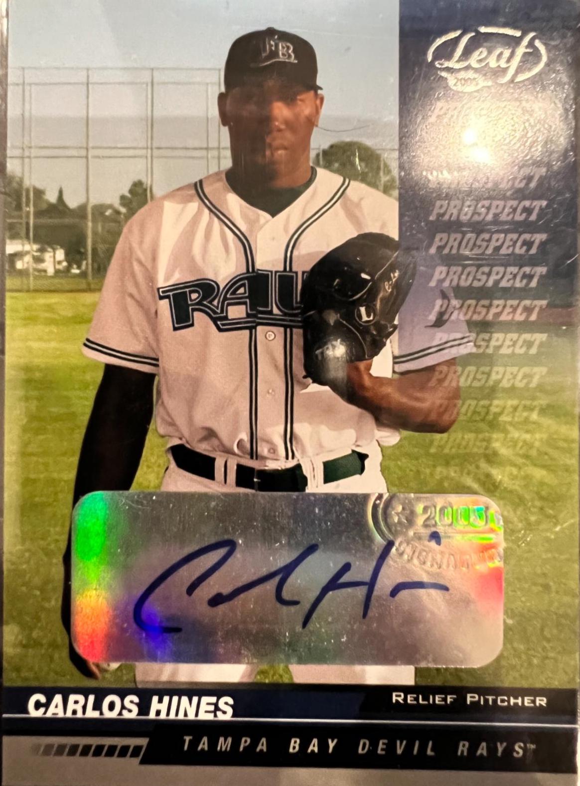 Carlos Hines [Autograph] #205
