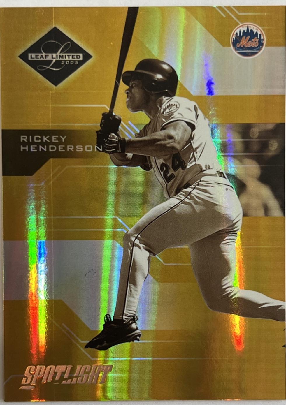 Rickey Henderson [Gold] #153