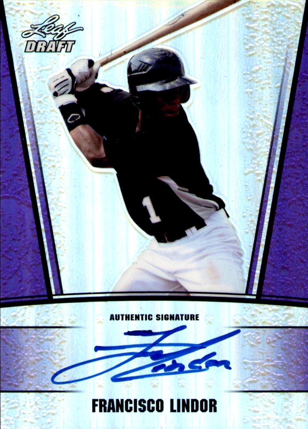 Francisco Lindor [Prismatic Purple Autograph] #FL1