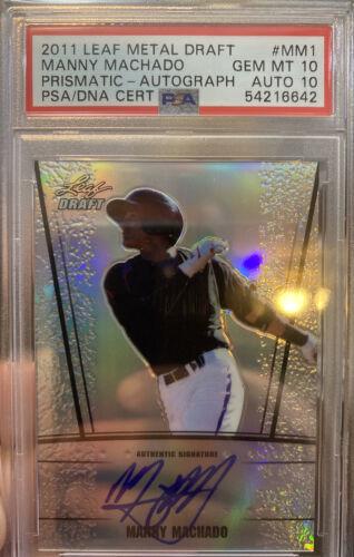 Manny Machado [Prismatic Autograph] #MM1