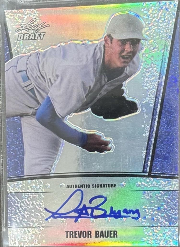 Trevor Bauer [Prismatic Purple Autograph] #TB1