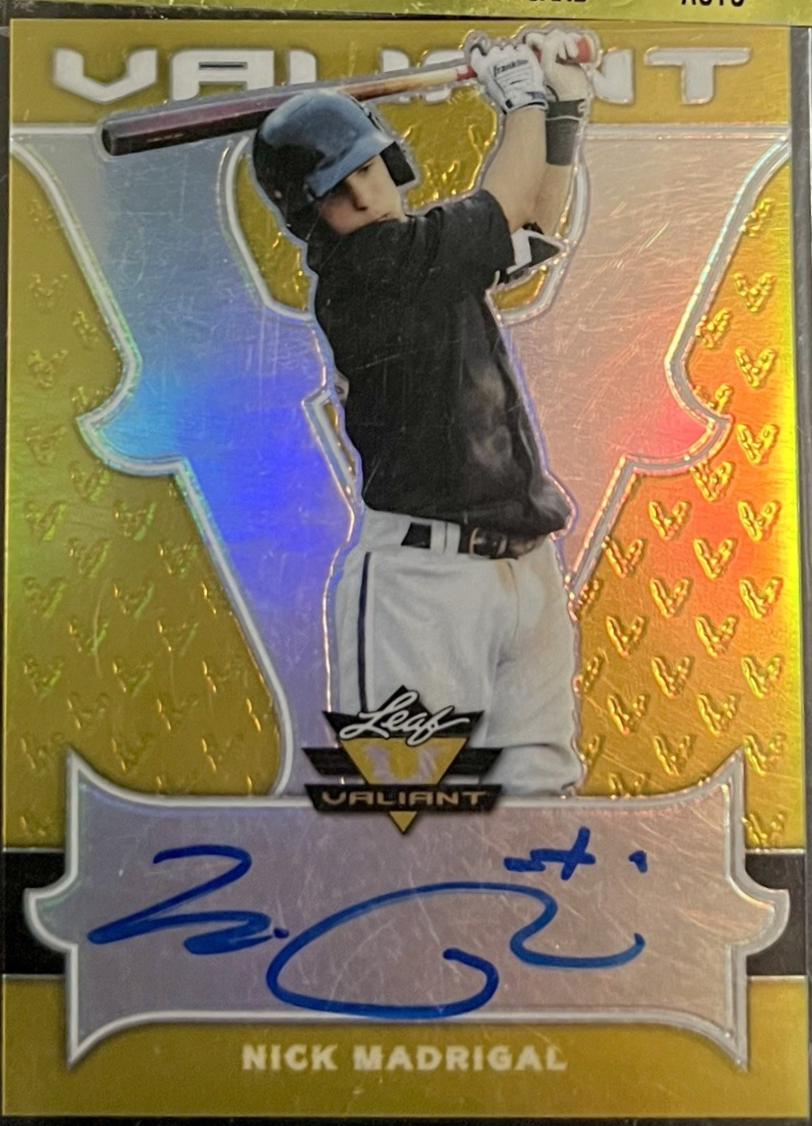 Nick Madrigal [Autographs Yellow] #BA-NM1
