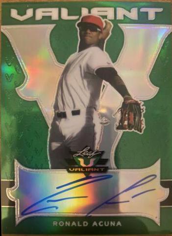 Ronald Acuna [Autographs Green] #BA-RA1