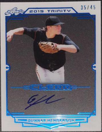 Gunnar Henderson [Platinum Foil] #CA-GH1