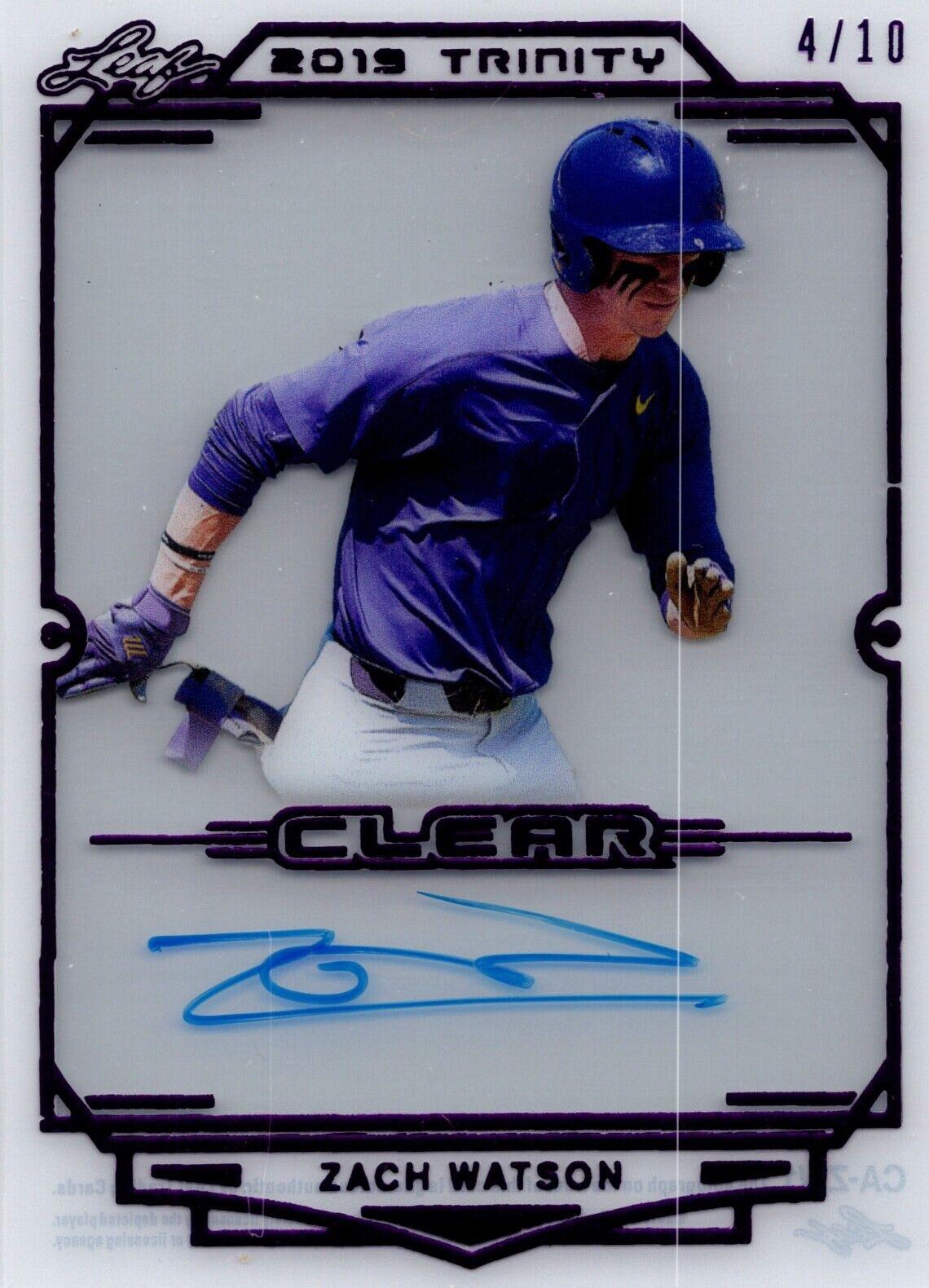 Zach Watson [Purple Foil] #CA-ZW1