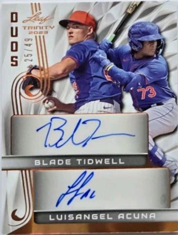 Blade Tidwell / Luisangel Acuna [Bronze] #DA-2