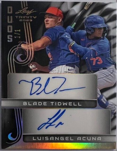 Blade Tidwell / Luisangel Acuna [Gold] #DA-2