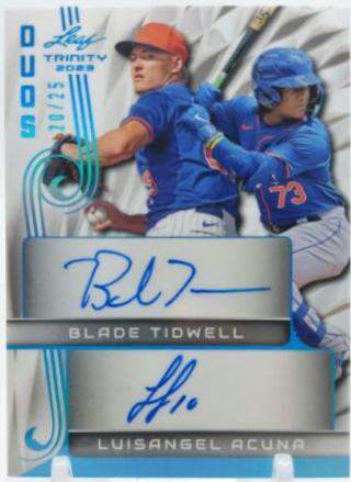 Blade Tidwell / Luisangel Acuna [Platinum] #DA-2