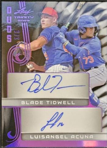Blade Tidwell / Luisangel Acuna [Purple] #DA-2