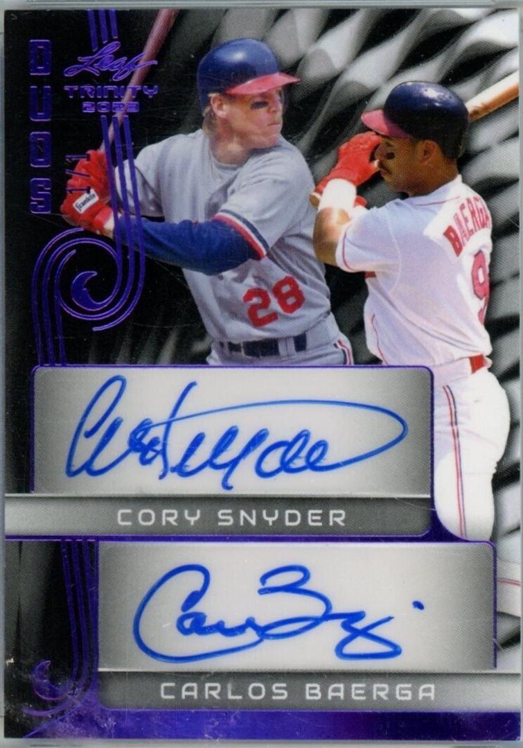 Cory Snyder / Carlos Baerga [Gold] #DA-4
