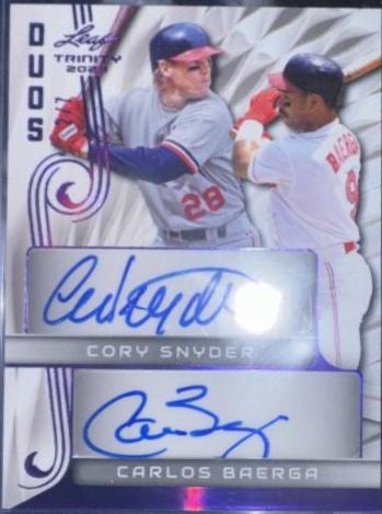 Cory Snyder / Carlos Baerga [Purple] #DA-4