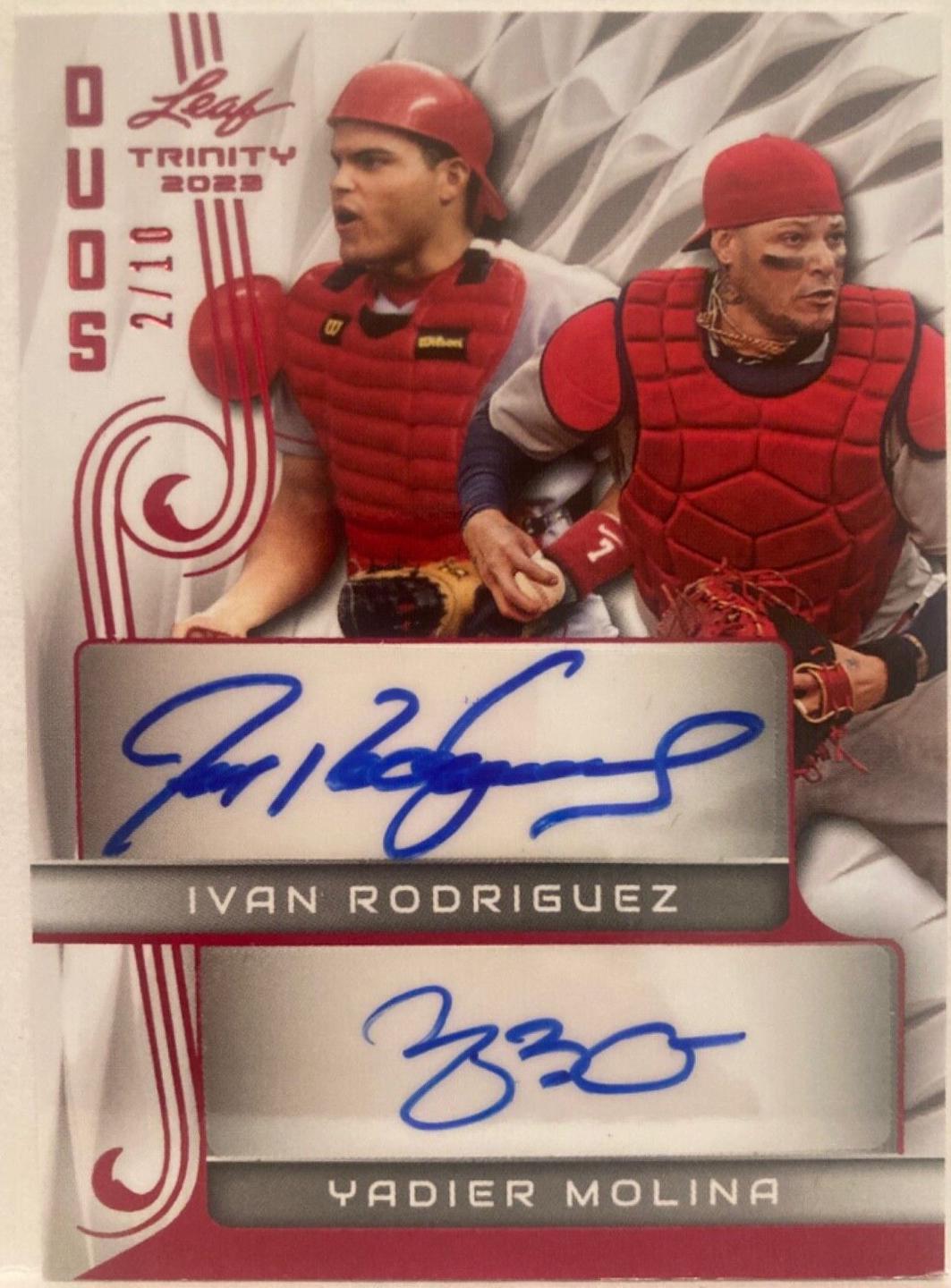 Ivan Rodriguez / Yadier Molina [Red] #DA-7