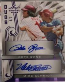 Pete Rose / Mike Schmidt [Purple] #DA-18