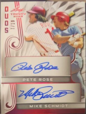 Pete Rose / Mike Schmidt [Red] #DA-18