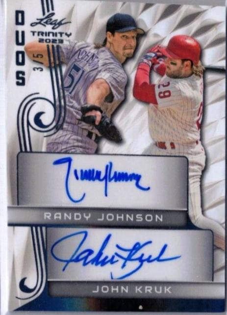 Randy Johnson / John Kruk [Black] #DA-20