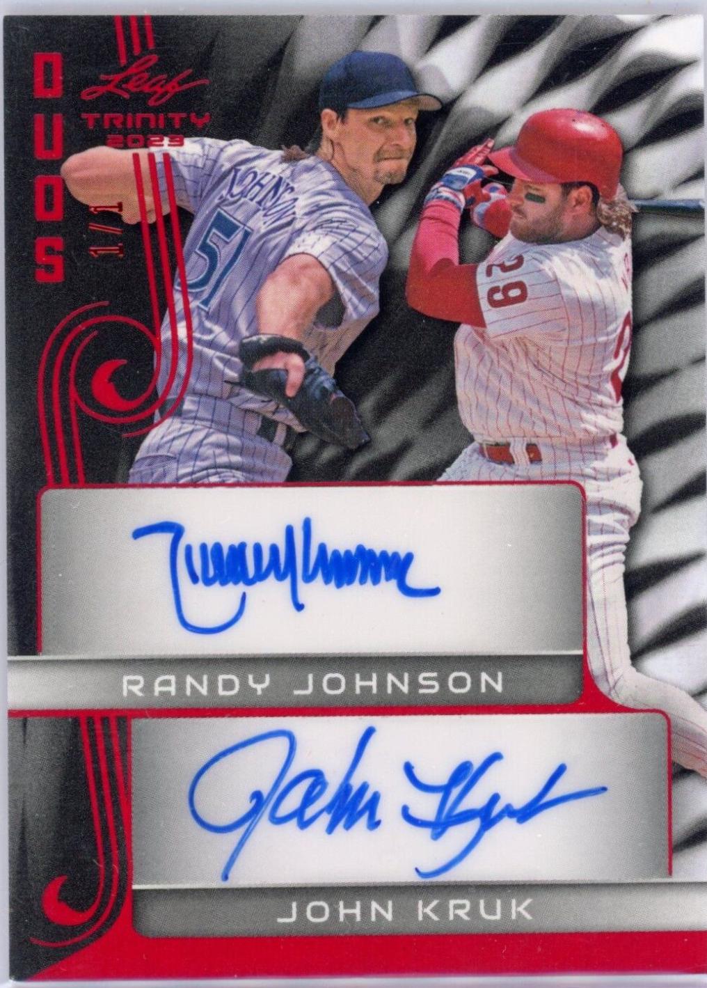 Randy Johnson / John Kruk [Red] #DA-20