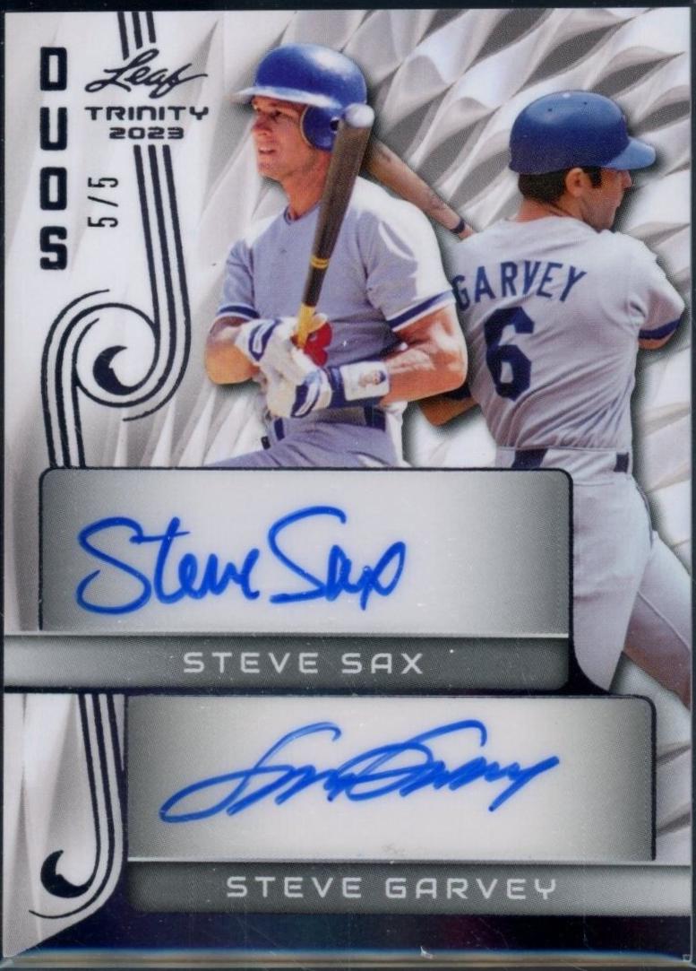 Steve Sax / Steve Garvey [Black] #DA-22