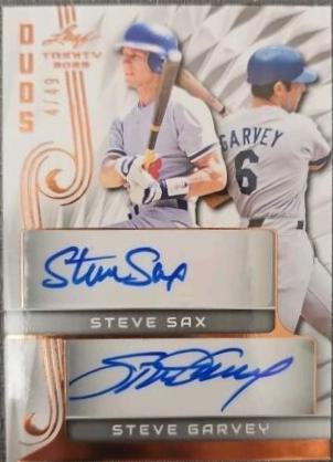 Steve Sax / Steve Garvey [Bronze] #DA-22
