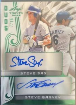 Steve Sax / Steve Garvey [Green] #DA-22