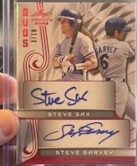 Steve Sax / Steve Garvey [Red] #DA-22