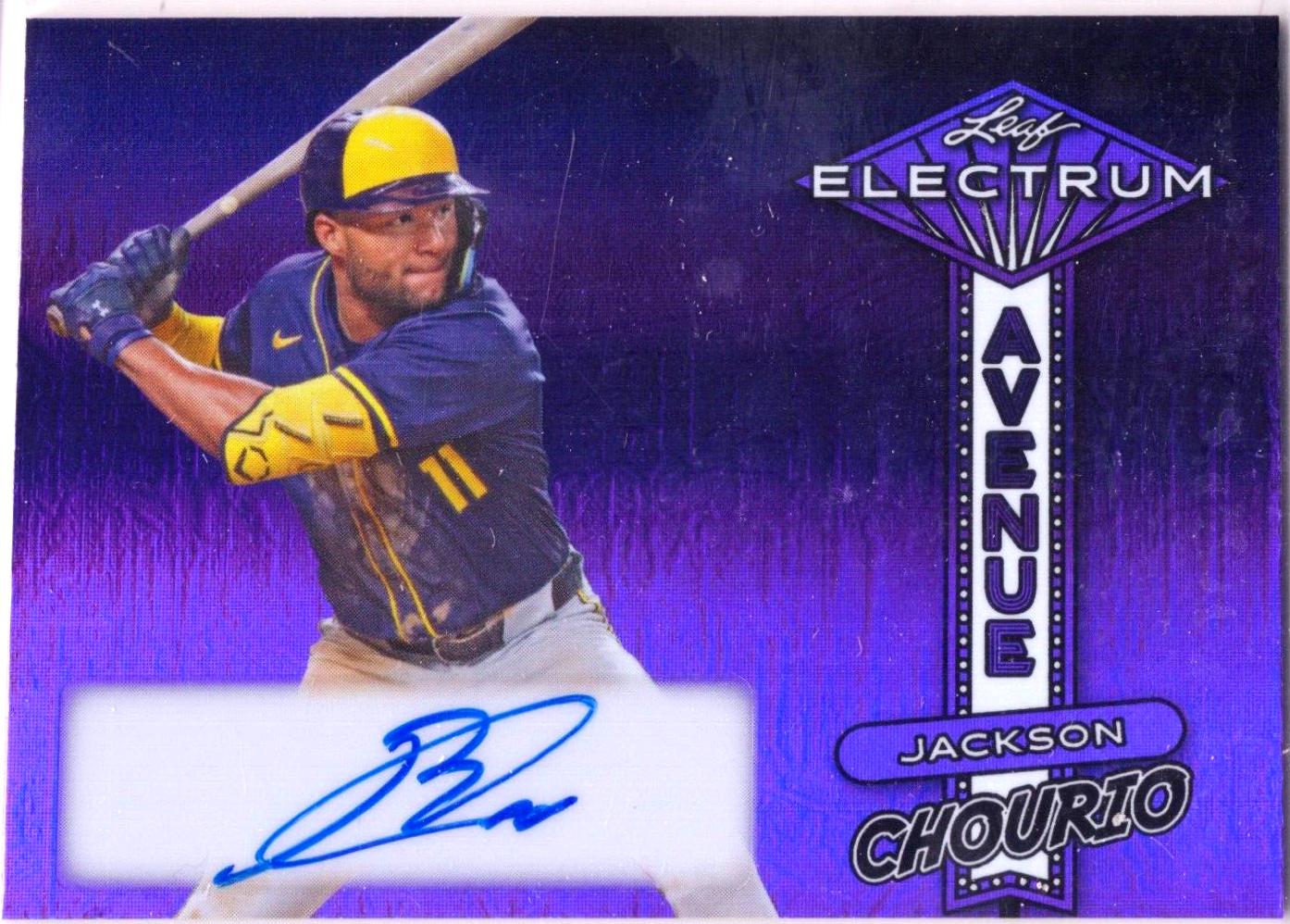 Jackson Chourio [Purple] #EA-JC1