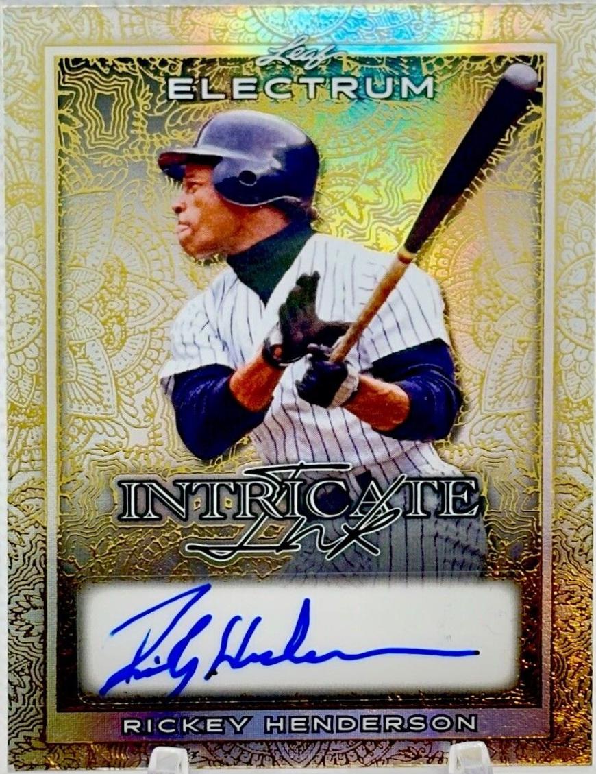 Rickey Henderson [Gold Silver Board] #IIN-RH1