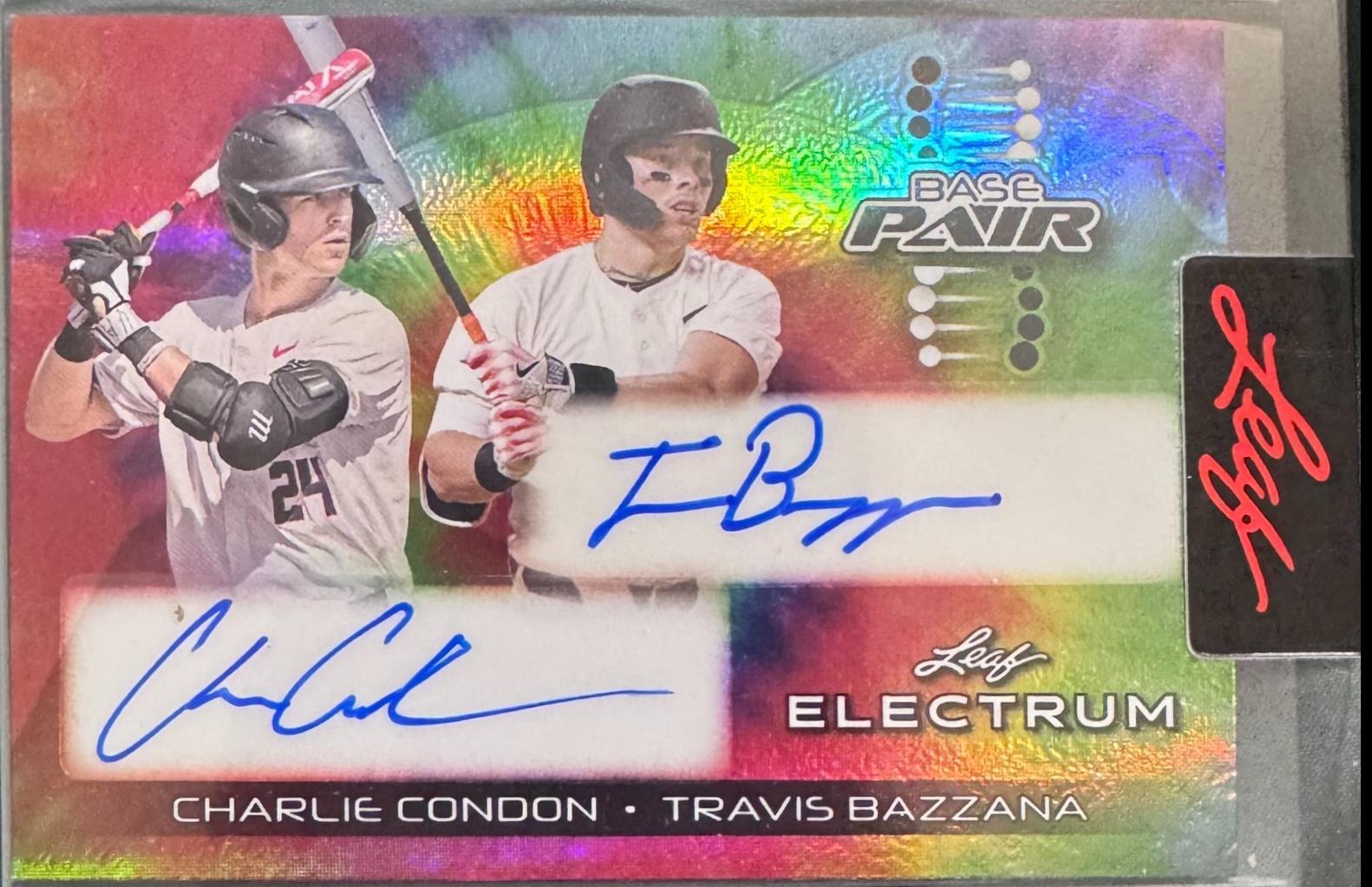Charlie Condon / Travis Bazzana [Tie-Dye Silver Board] #BP-3