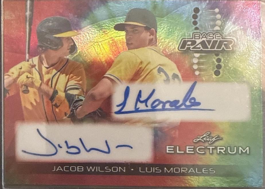 Jacob Wilson / Luis Morales [Tie-Dye Silver Board] #BP-11