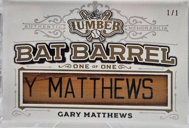 Gary Matthews #BB-39