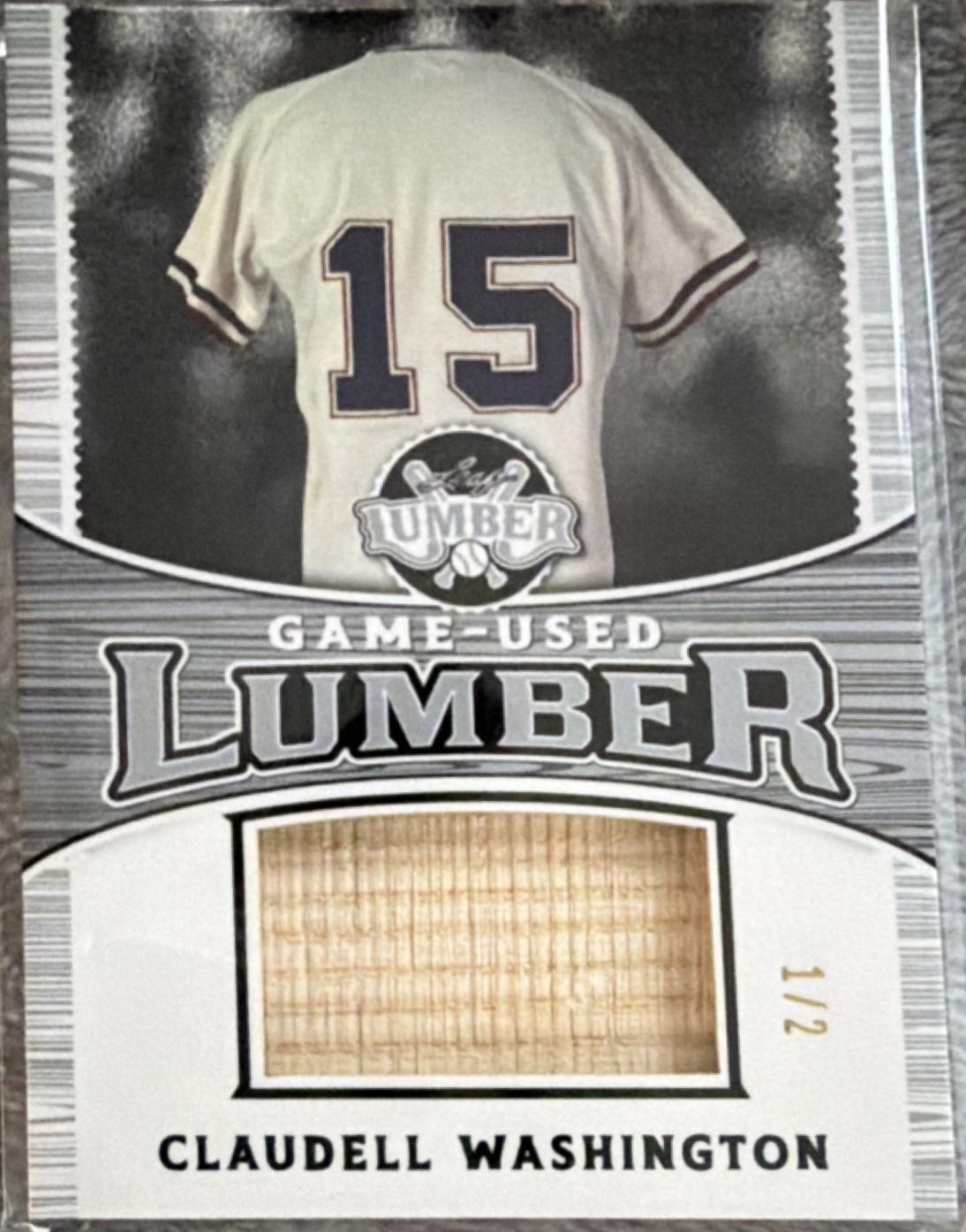 Claudell Washington [Silver] #GUL-20