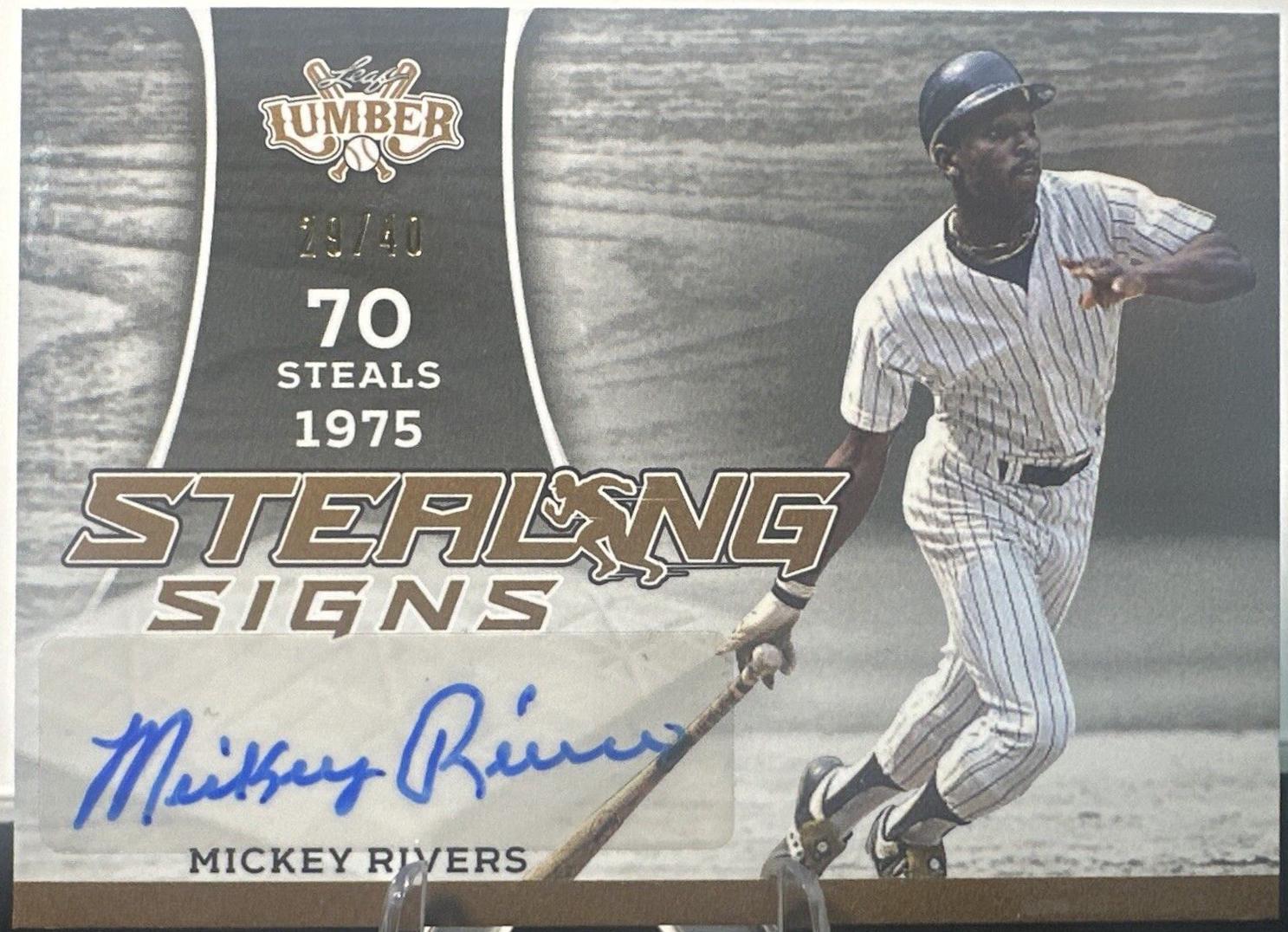 Mickey Rivers #STS-MR1