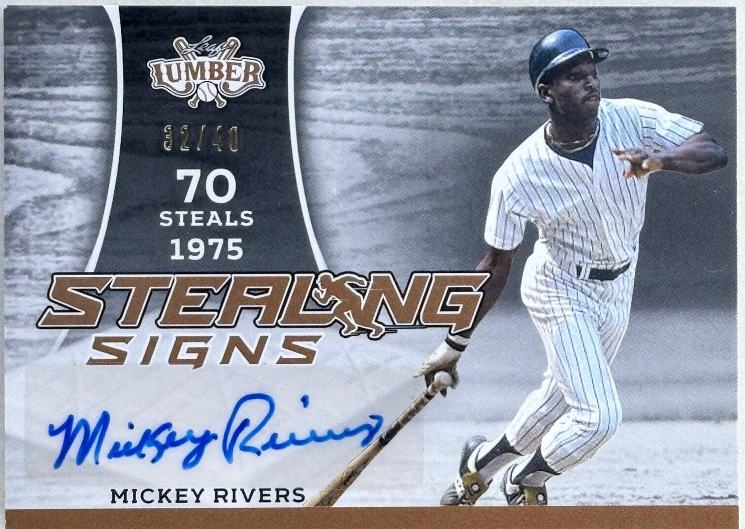 Mickey Rivers [Bronze] #STS-MR1