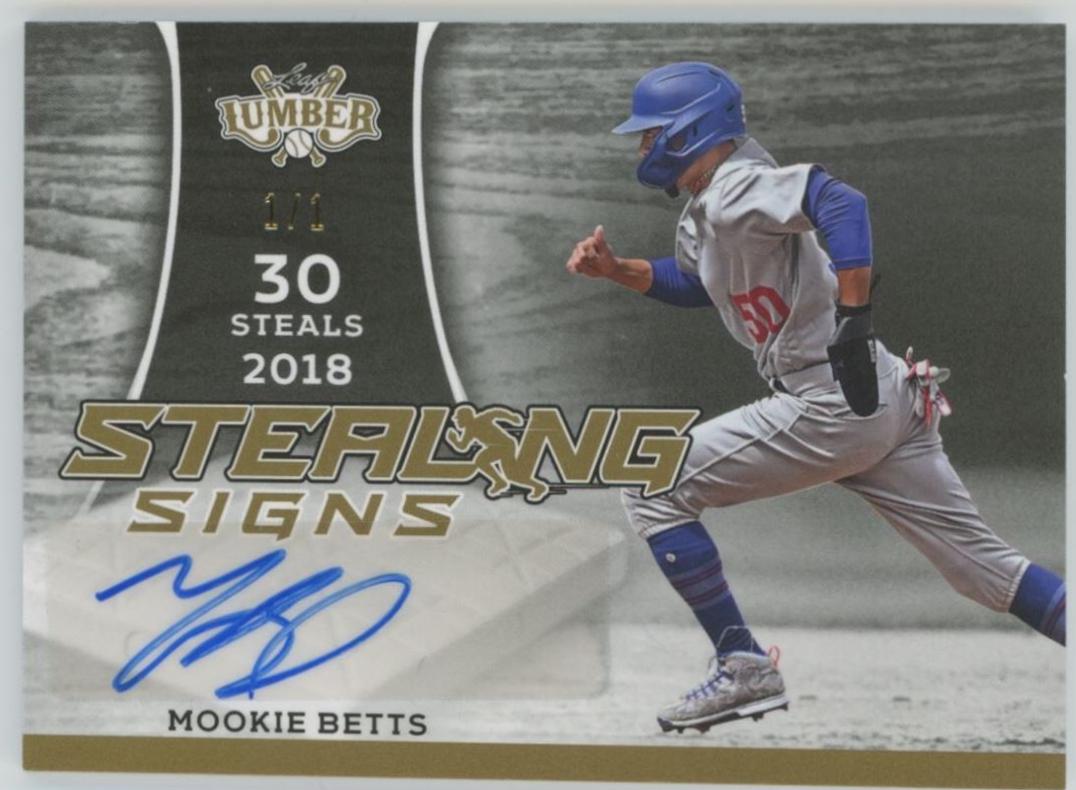 Mookie Betts [Gold] #STS-MB1