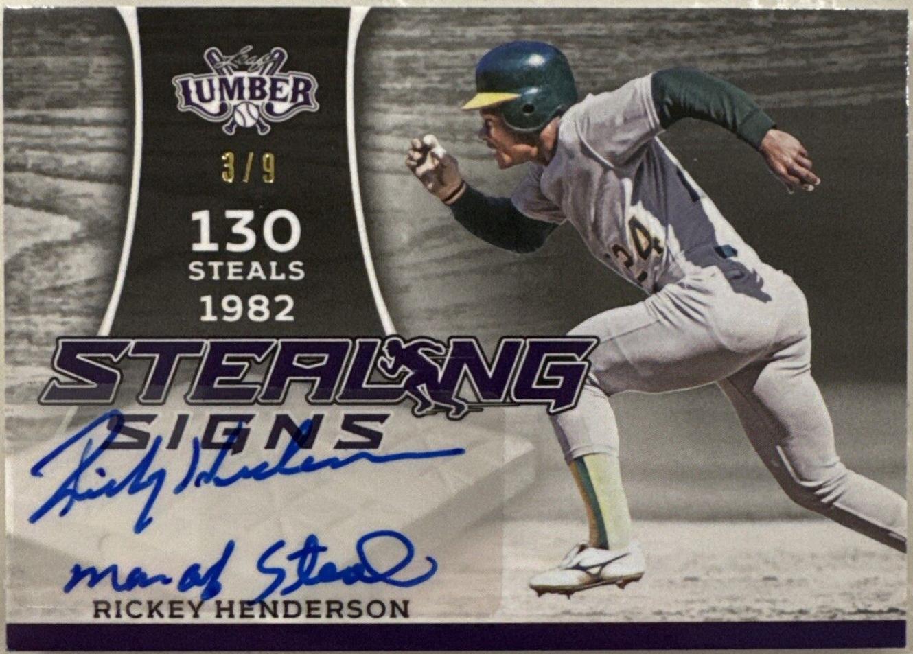 Rickey Henderson #STS-RH1