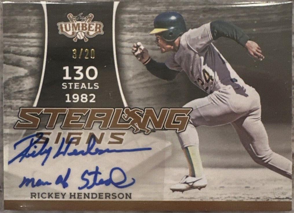Rickey Henderson [Purple] #STS-RH1