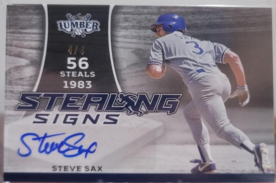Steve Sax [Navy Blue] #STS-SS1