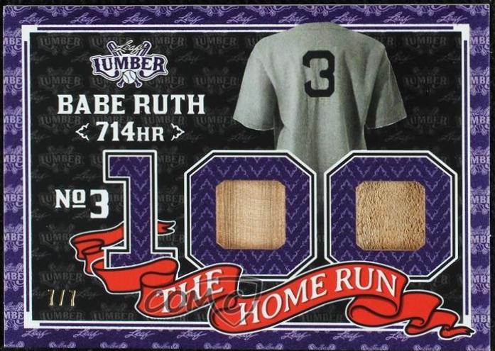 Babe Ruth [Purple] #THR-8