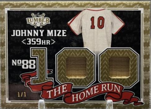 Johnny Mize [Gold] #THR-47