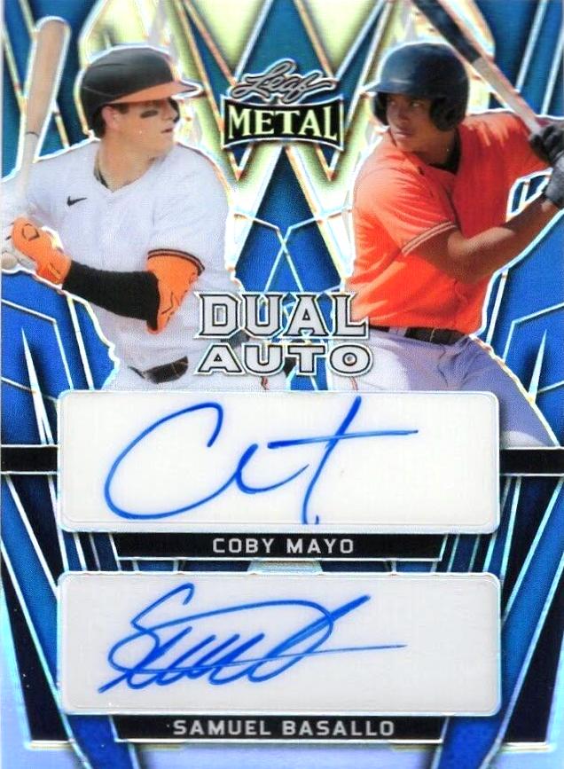 Coby Mayo / Samuel Basallo [Blue Prismatic] #DA-4