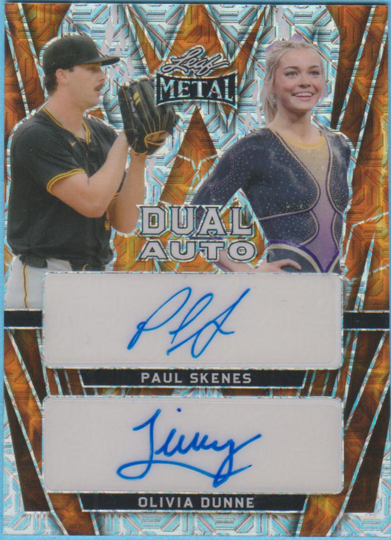 Paul Skenes / Olivia Dunne [Fire Prismatic] #DA-24