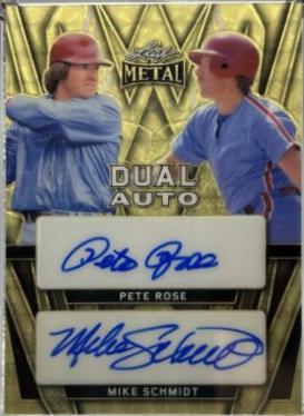 Pete Rose / Mike Schmidt [Gold Prismatic] #DA-25