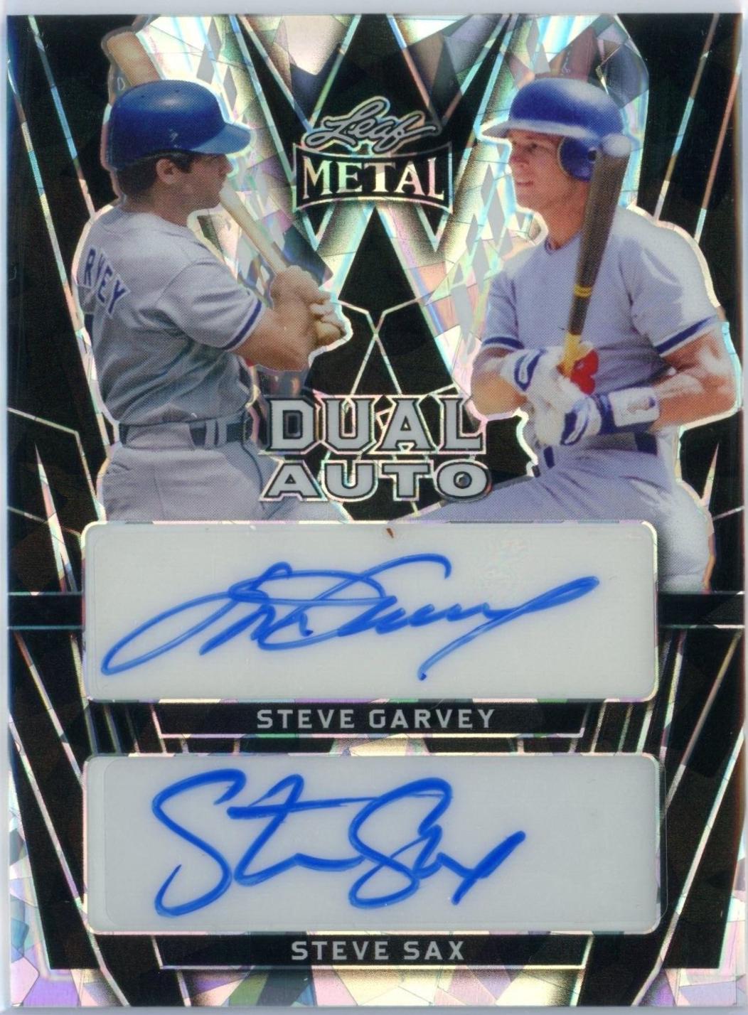 Steve Garvey / Steve Sax [Black Crystal] #DA-27
