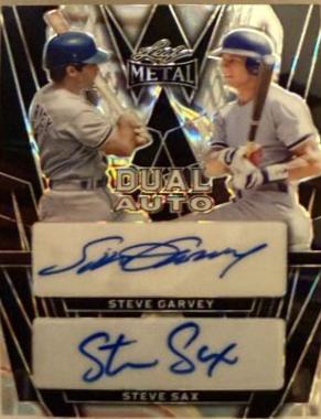 Steve Garvey / Steve Sax [Black Lava] #DA-27