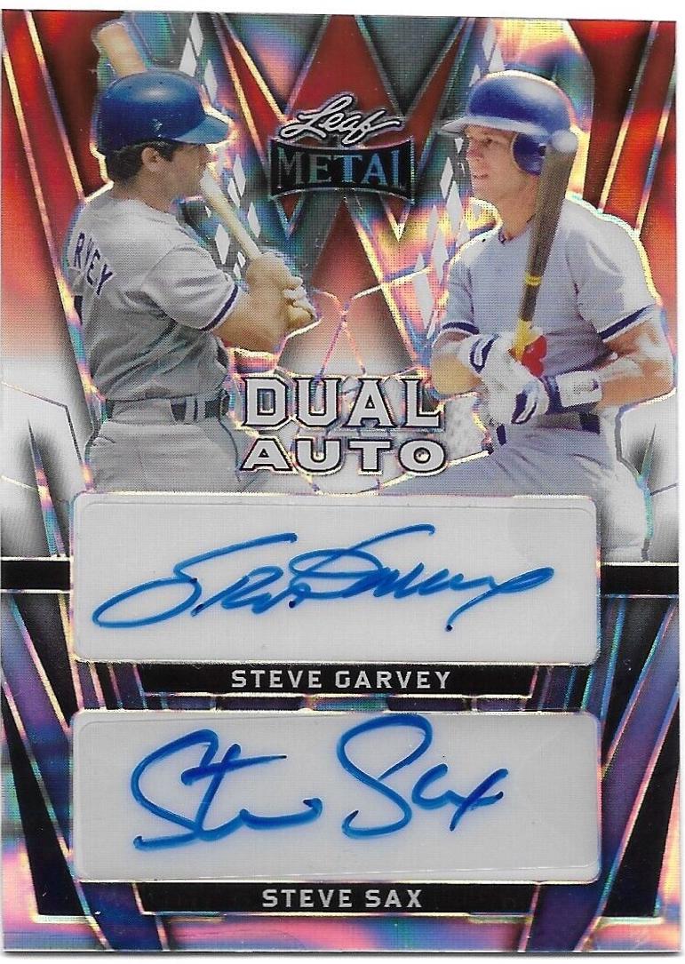 Steve Garvey / Steve Sax [Blue Prismatic] #DA-27