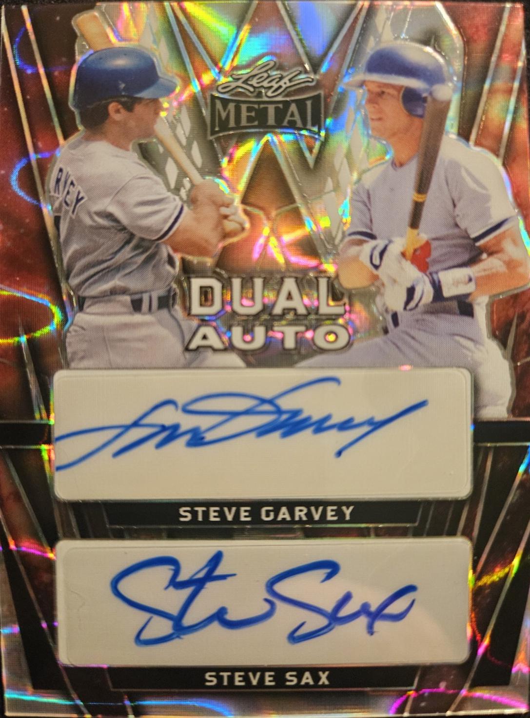 Steve Garvey / Steve Sax [Galaxy Prismatic] #DA-27