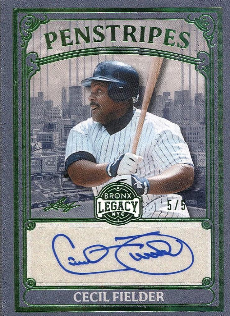 Cecil Fielder [Spectrum Green Holofoil] #P-CF1